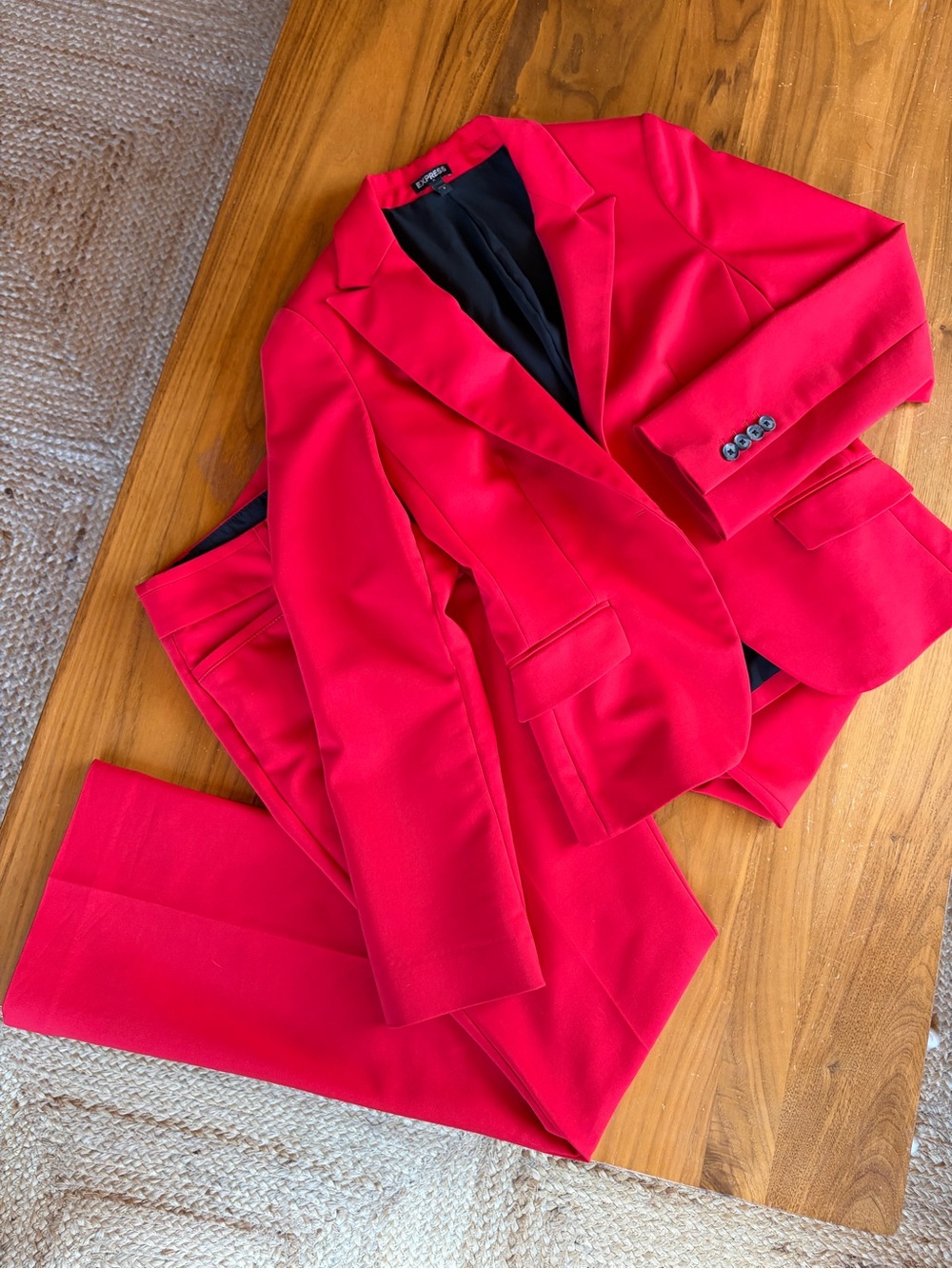 Striking Red Express Matching Suit 6